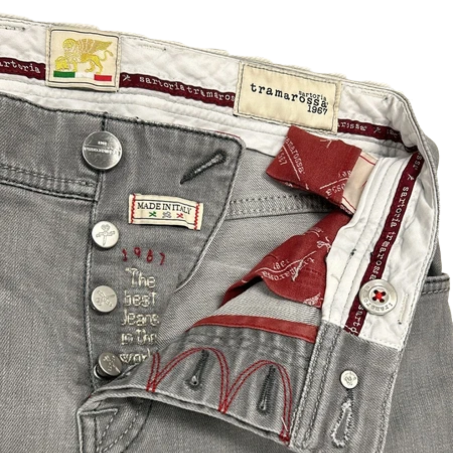 Tramarossa Leonardo Slim-fit Jeans (Grey) New)