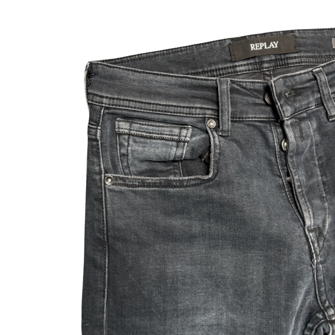 Replay Grover Slim Fit Jeans (Grey)