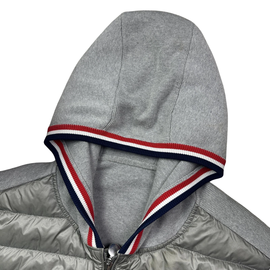 Moncler Maglia Tricot Cardigan Jacket (Grey)