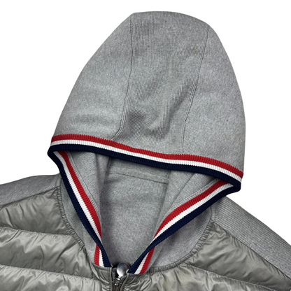 Moncler Maglia Tricot Cardigan Jacket (Grey)