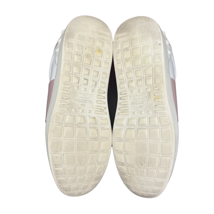 Valentino Garavani Open Sneakers (White Pink) (Womens)