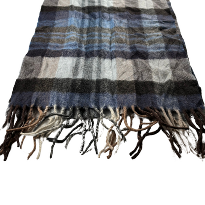 Burberry Scarf (Blue) (Vintage)