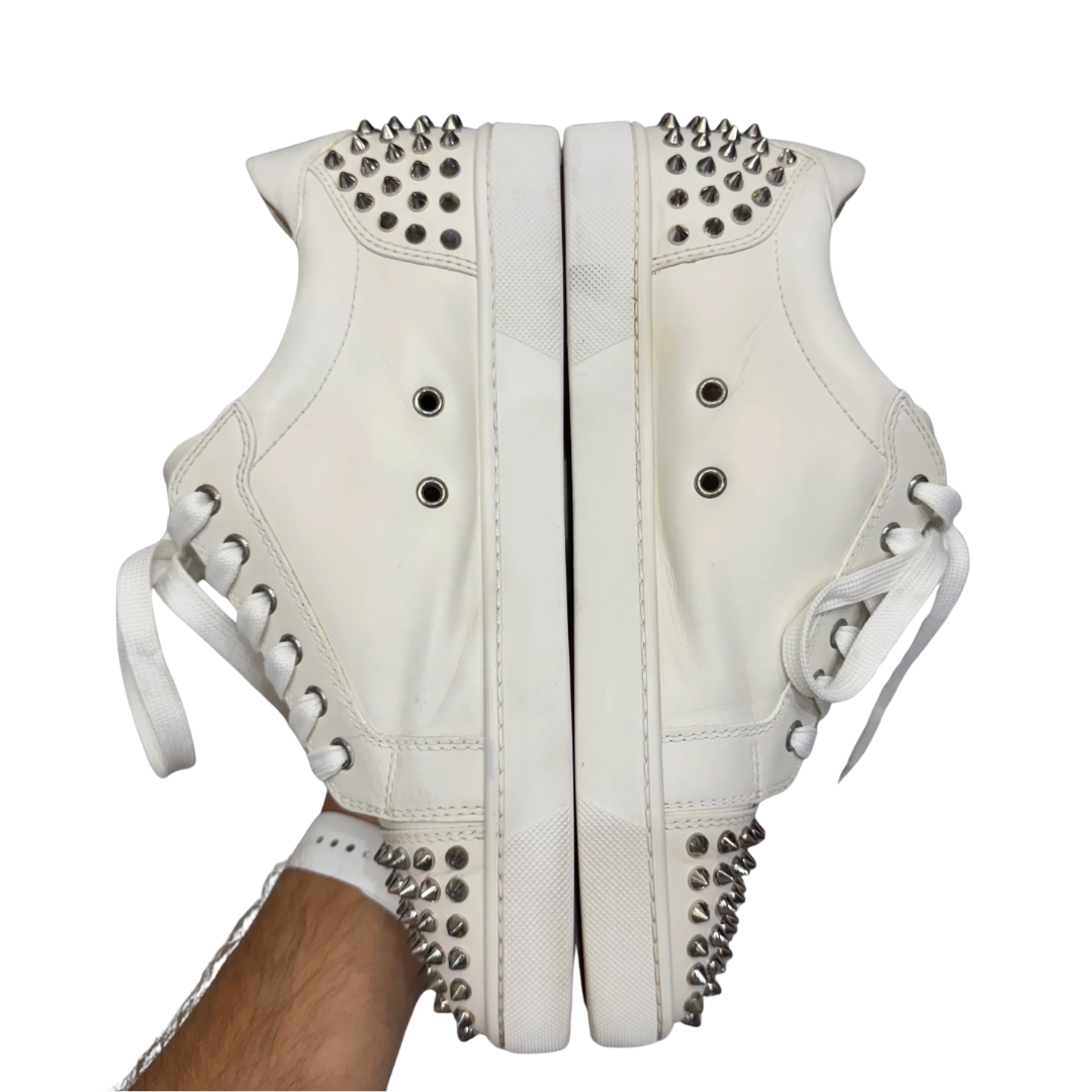 Christian Louboutin Viera Spike Low Sneakers (White)
