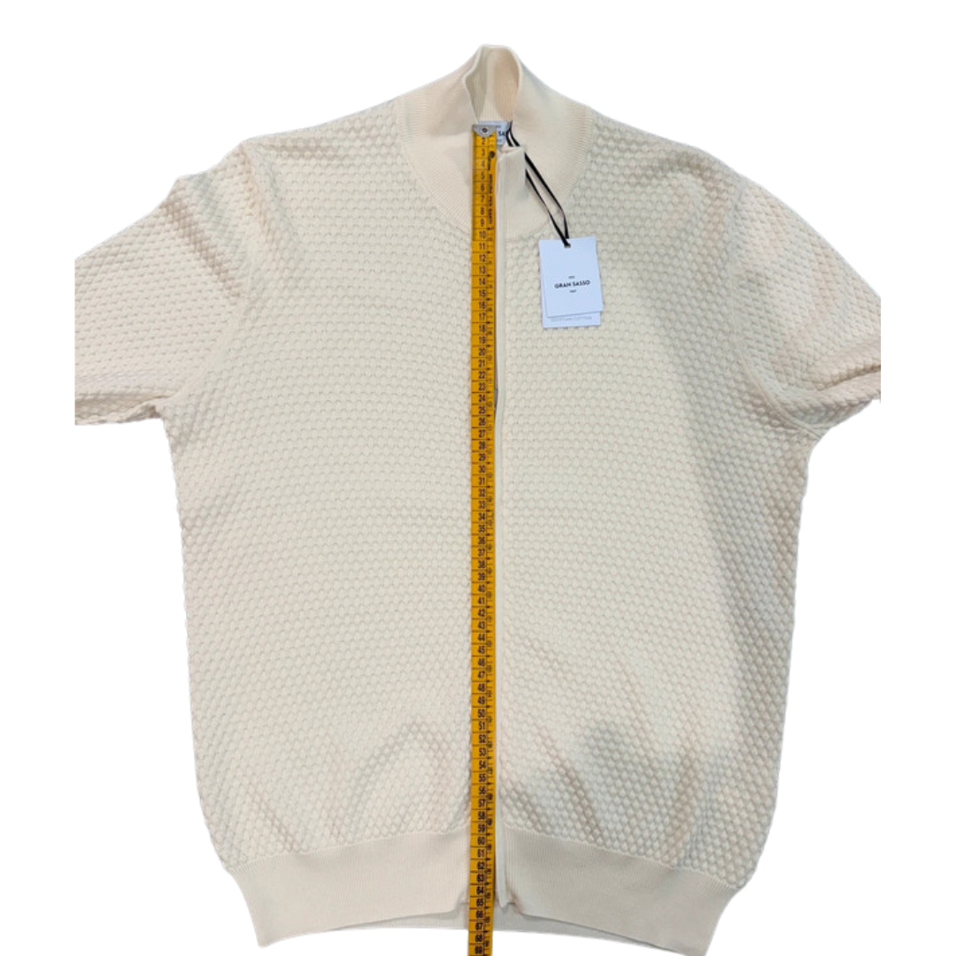 Gran Sasso Zip Sweatshirt (Cream) (New)