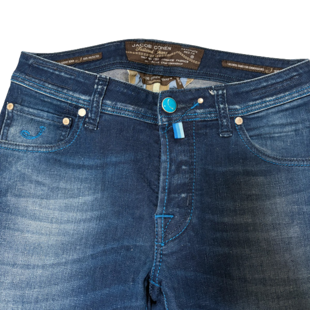 Jacob Cohën 622 Slim fit Jeans (Navy)