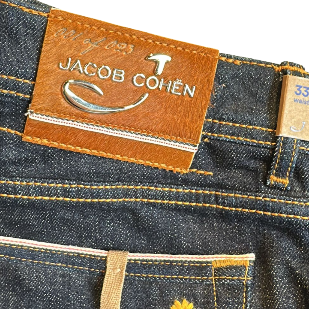 Jacob Cohën Limited Edition 622 Slim Fit Jeans (Navy) (New)