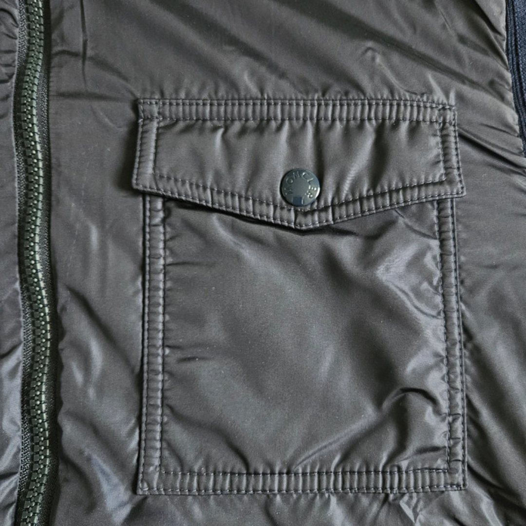 Moncler Cardigan Vest (Navy)