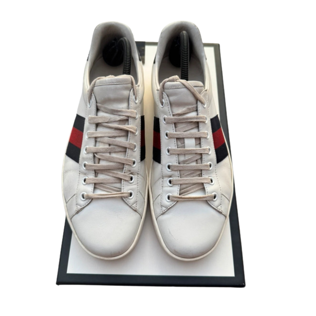 Gucci Ace Sneakers (White)