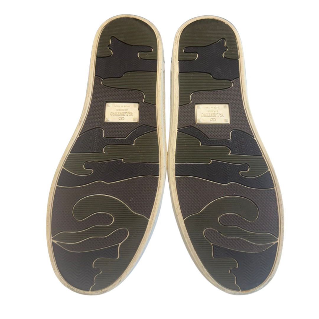 Valentino Garavani Flycrew Sneakers (Dark Green)