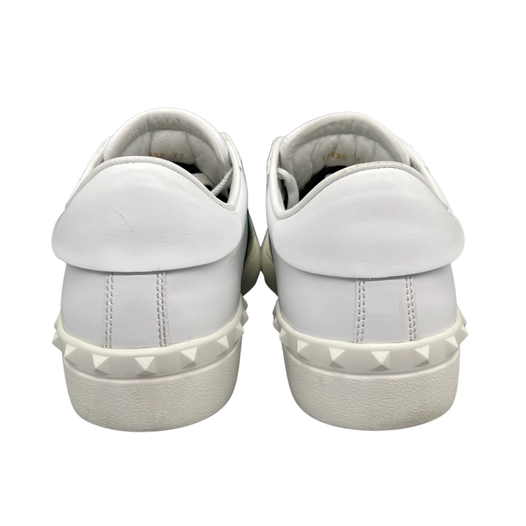 Valentino Garavani Open Sneakers (White Green)