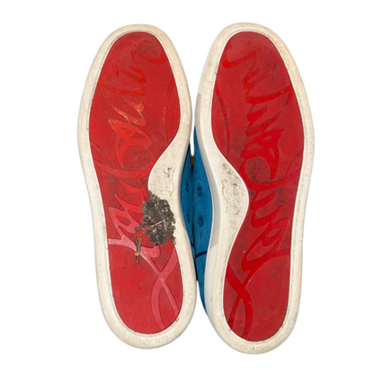 Christian Louboutin Louis Junior Sneakers (Velvet Blue)