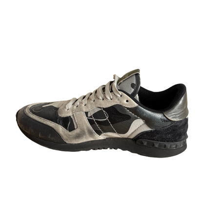Valentino Garavani Rockrunner Sneakers (Dark Grey)