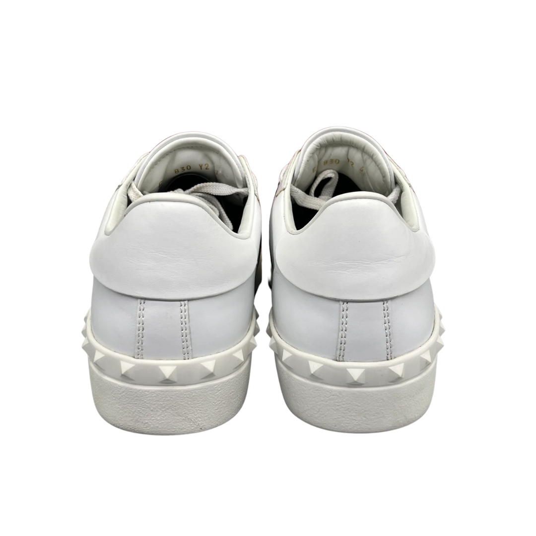 Valentino Garavani Open Sneakers (White Navy)