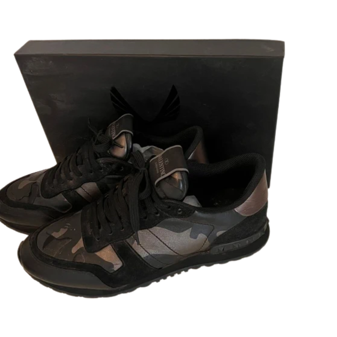 Valentino Garavani Rockrunner Sneakers (Black)