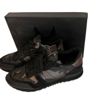 Valentino Garavani Rockrunner Sneakers (Black)