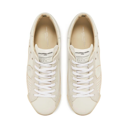 Philippe Model PRSX Sneakers (Blanc Beige) (New)