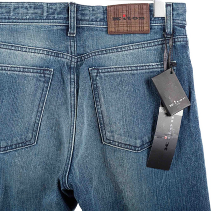 Kiton Napoli Slim Fit Limited Edition Jeans (Blue) (New) (Pair 07/12)
