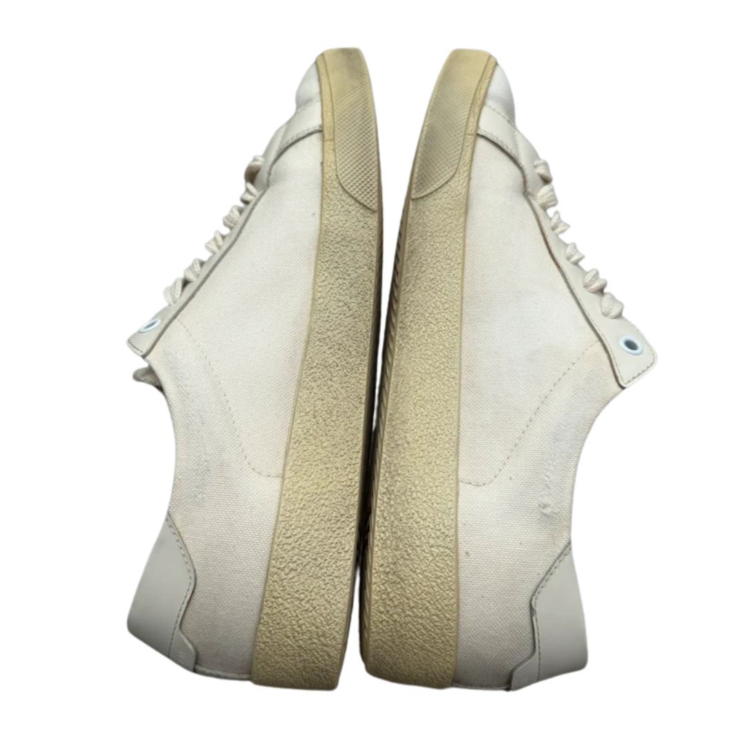 Saint Laurent SL 06 Distressed Sneakers (White)
