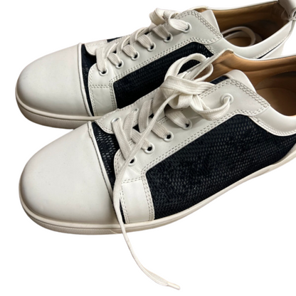 Christian Louboutin Louis Junior Sneakers (White Black)