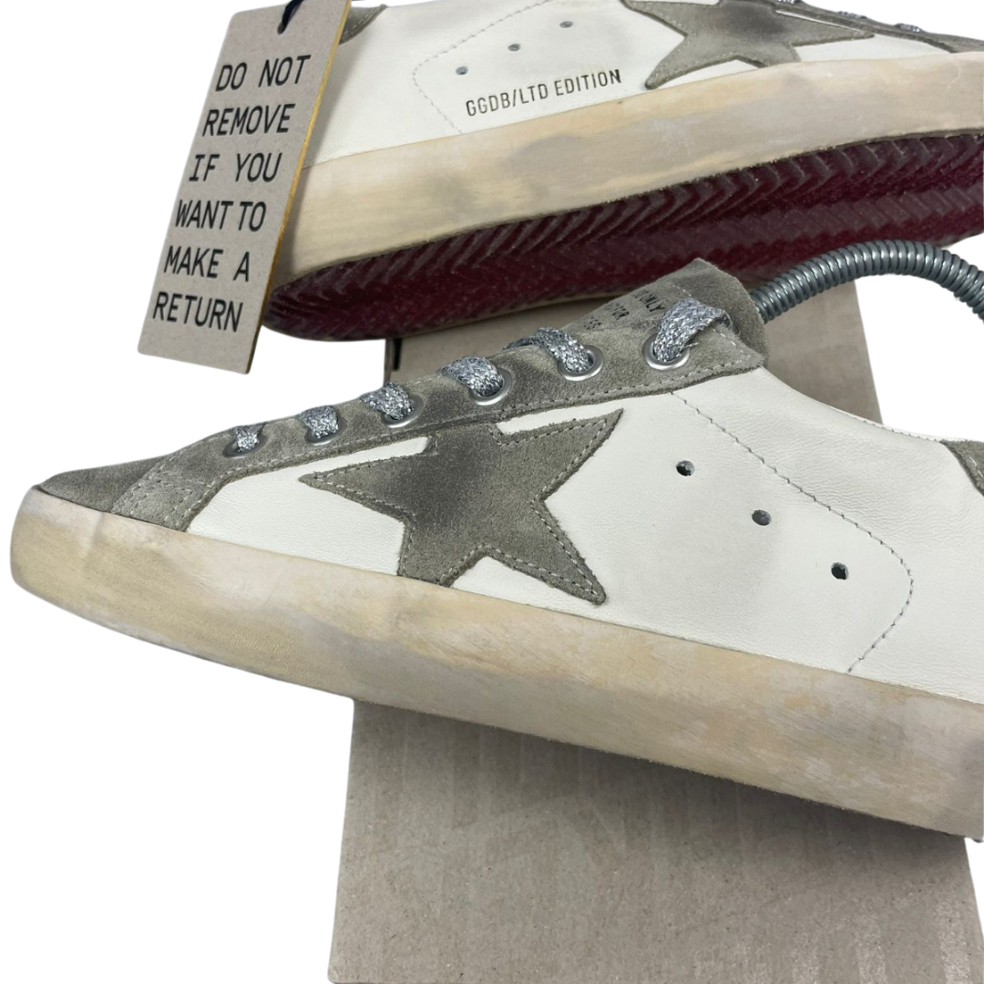 Golden Goose Superstar Special Edition Sneakers (City Grey) (New) (Womens)