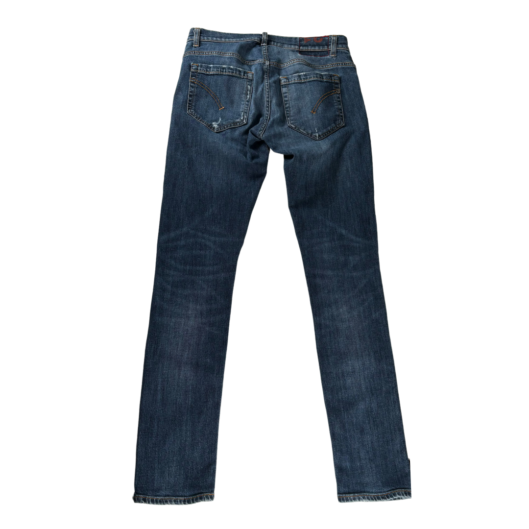 Dondup George Distressed Skinny-fit Jeans (Blue)