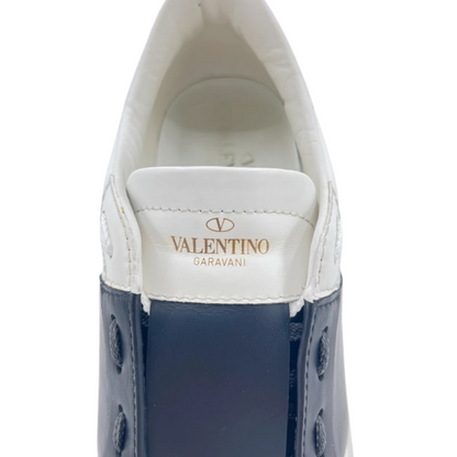 Valentino Garavani Open Sneakers (White Navy)