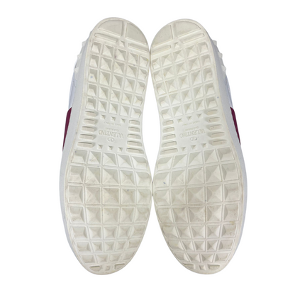 Valentino Garavani Open Sneakers (White Red)