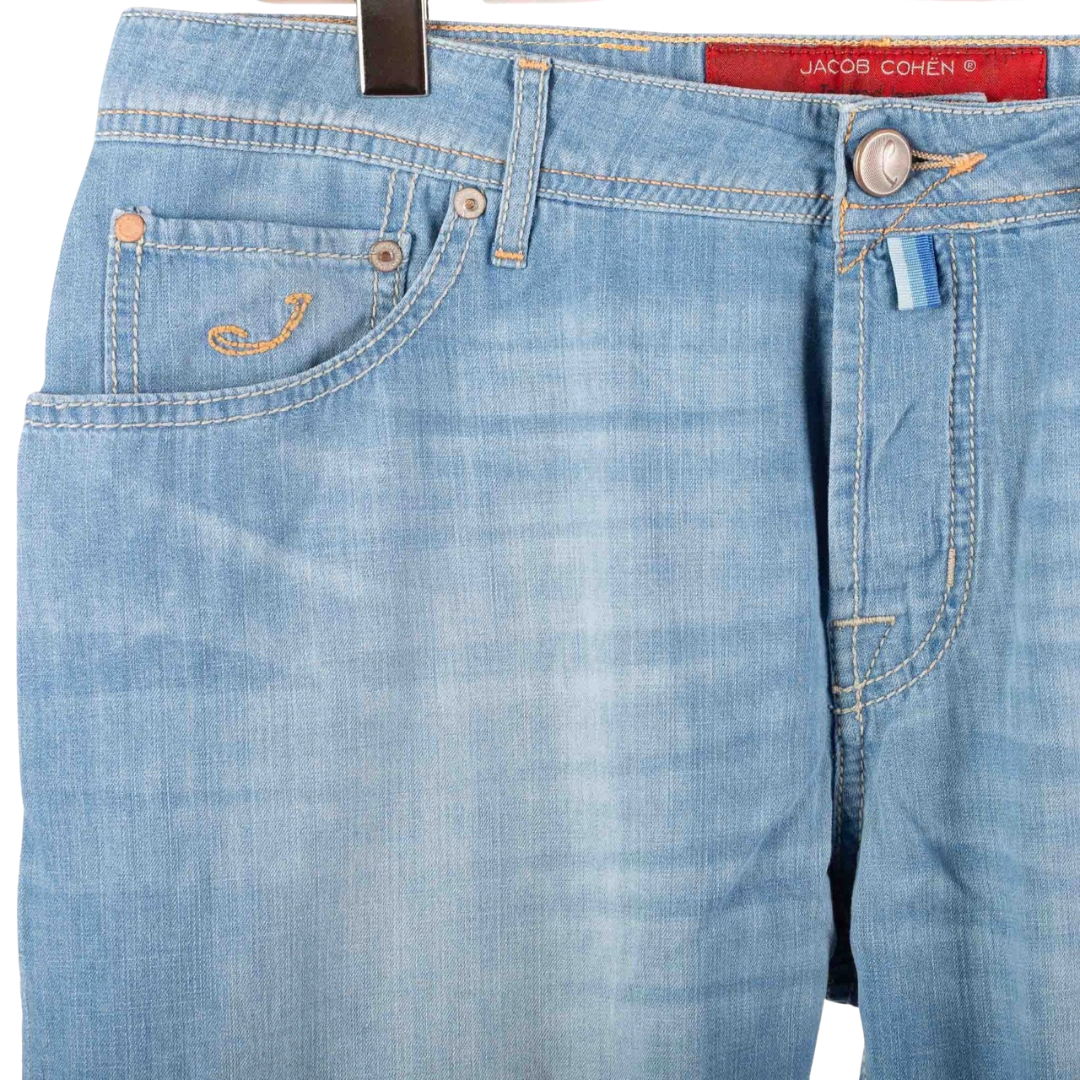 Jacob Cohën 620 Straight Fit Jeans (Blue) (New)