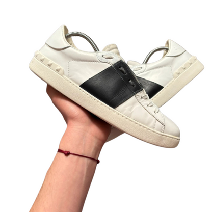 Valentino Garavani Open Sneakers (White Black)