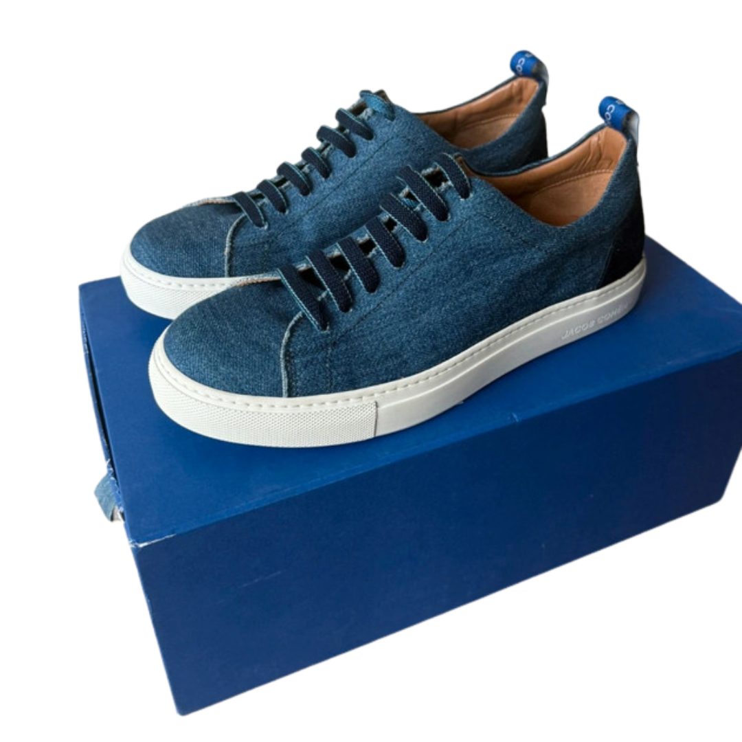 Jacob Cohën Denim Sneakers (Navy) (New)