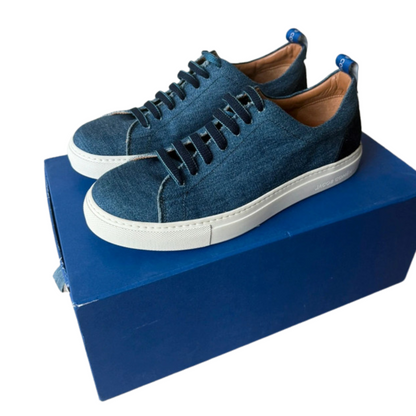 Jacob Cohën Denim Sneakers (Navy) (New)