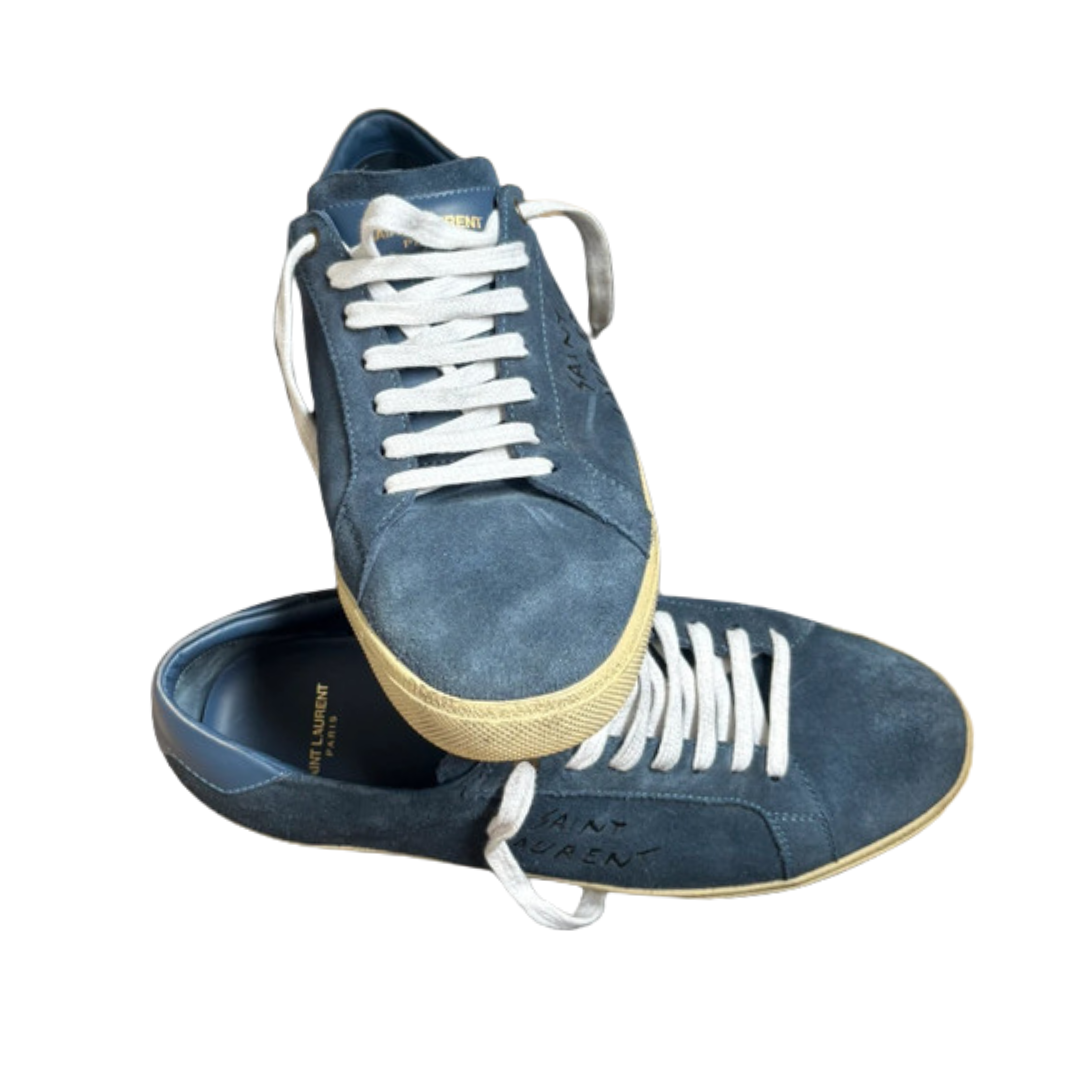Saint Laurent SL 06 Sneakers (Navy)