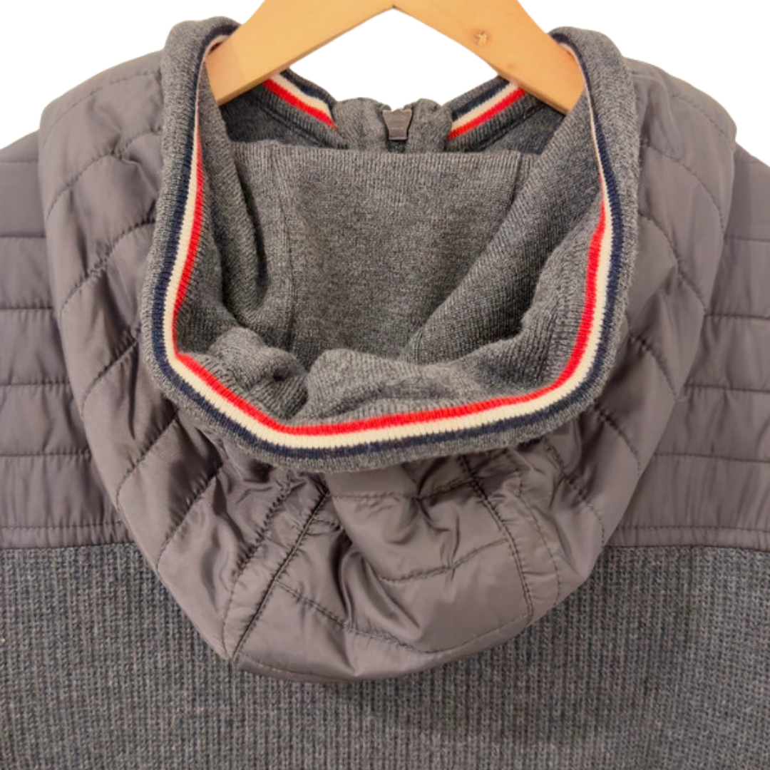 Moncler Maglione Tricot Cardigan Jacket (Grey)
