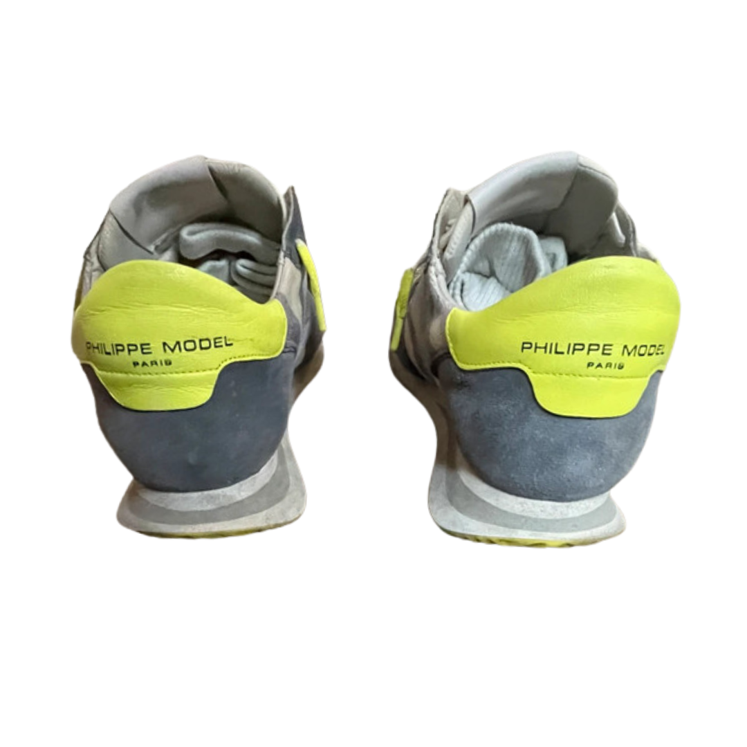 Philippe Model TRPX Sneakers (Grey Camo)