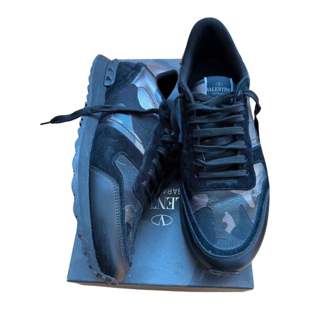 Valentino Garavani Rockrunner Sneakers (Black)