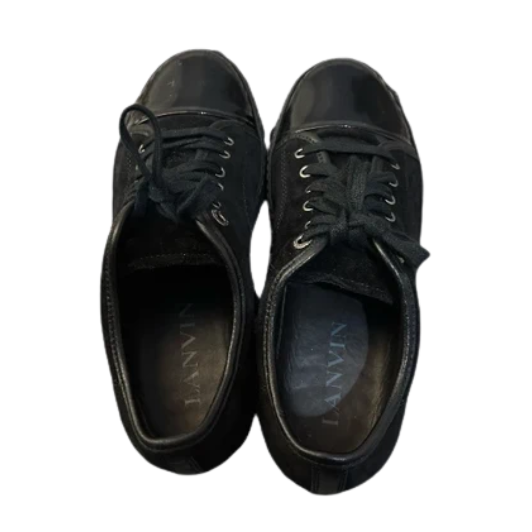 Lanvin Cap Toe Sneakers (Black)