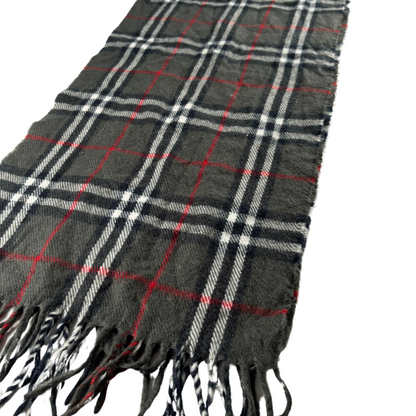 Burberry Scarf (Dark Grey) (Vintage)