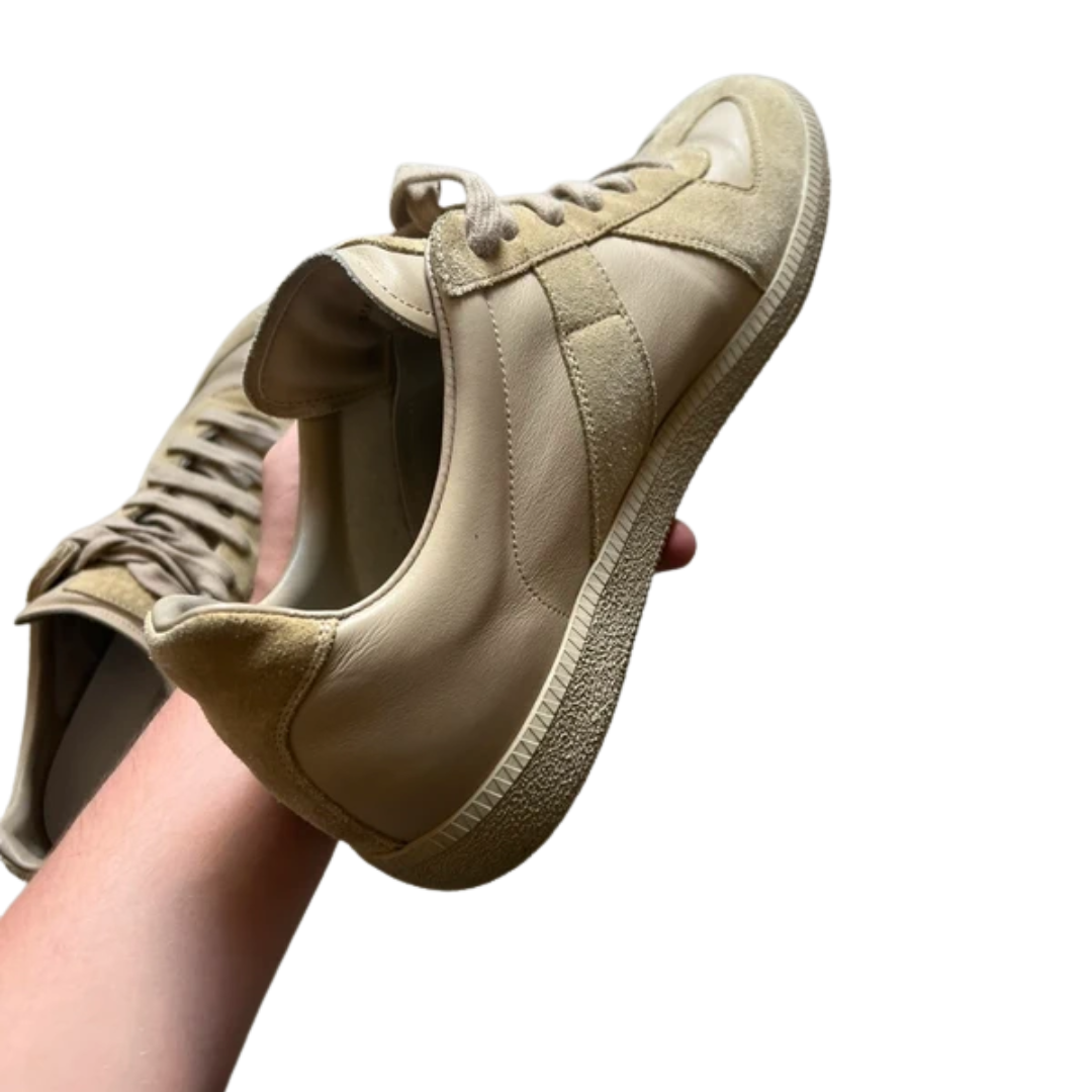 Maison Margiela Gat Sneakers (White &amp; Grey)