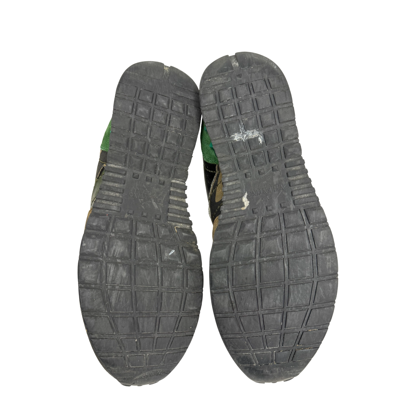 Valentino Camouflage Rockrunner Sneaker (Green & Black)