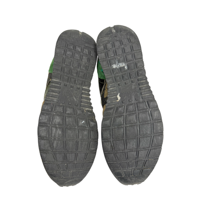 Valentino Camouflage Rockrunner Sneaker (Green & Black)