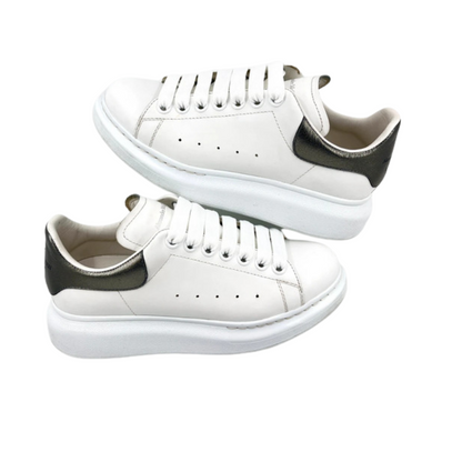 Alexander Mcqueen Sneakers (White Silver) (Womens)