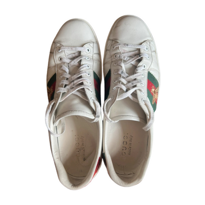 Gucci Ace Sneakers (White)