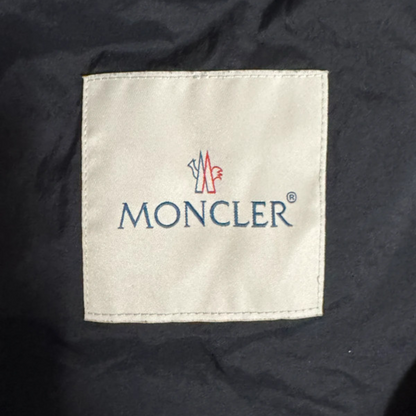 Moncler Maglia Nylon Cardigan Jacket (Black)