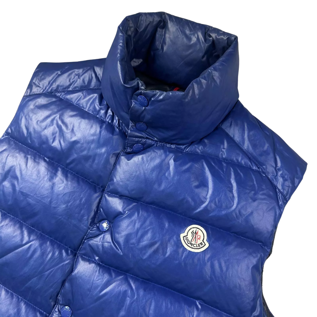 Moncler Tib Gilet Down Vest (Royal Blue)