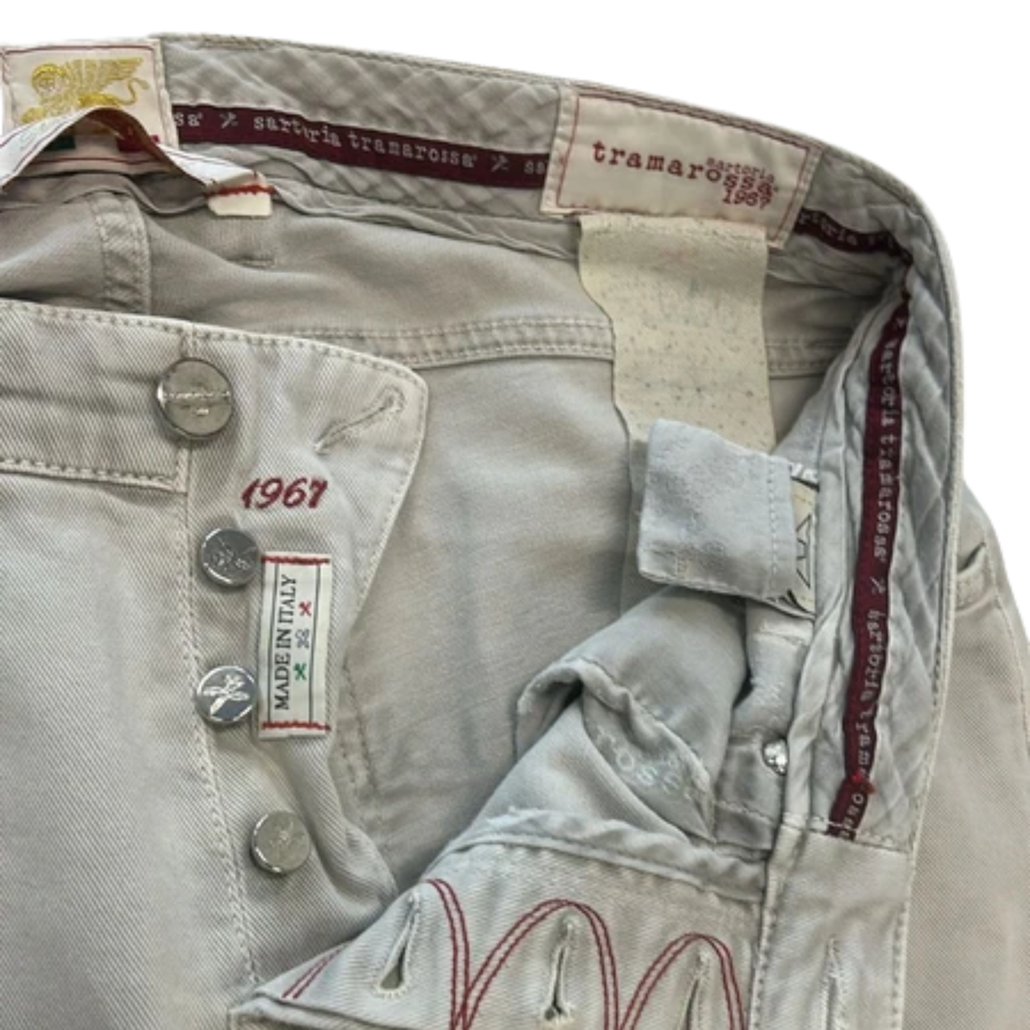 Tramarossa Michelangelo Slim Fit Jeans (Cream)