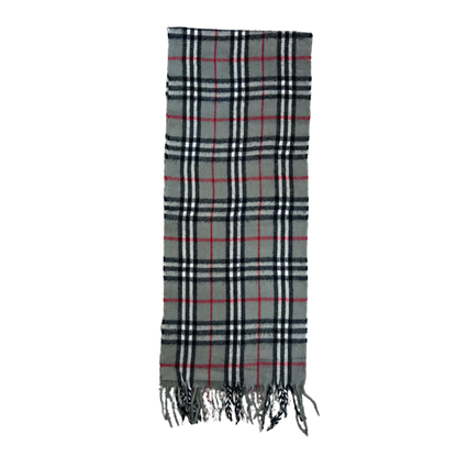 Burberry Scarf (Grey) (Vintage)