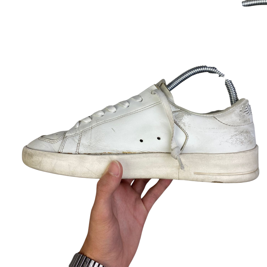 Golden Goose Stardan Sneakers (White) (Womens)