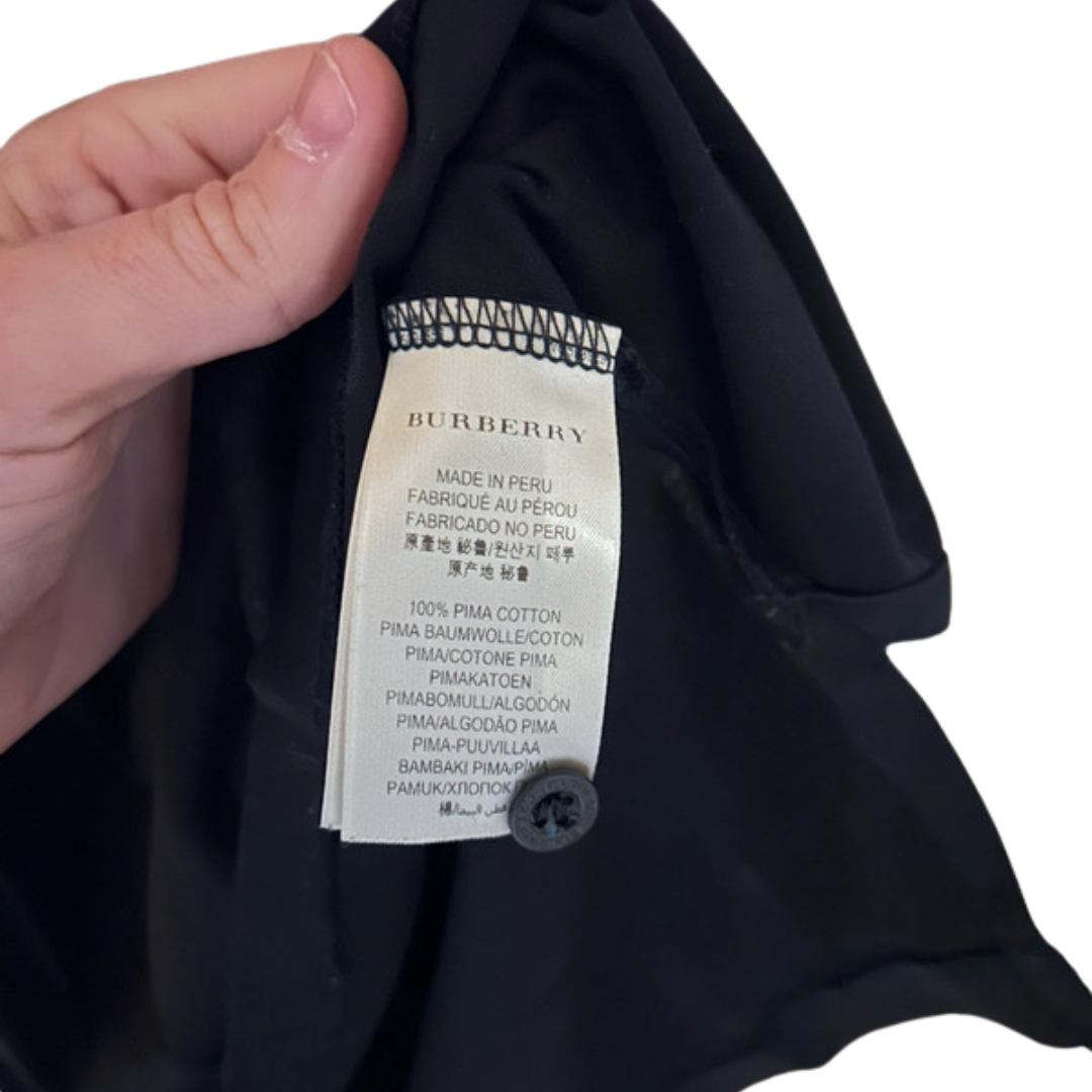 Burberry Polo Shirt (Black)