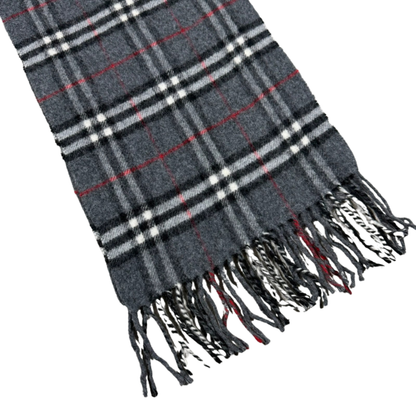 Burberry Scarf (Dark Grey) (Vintage)