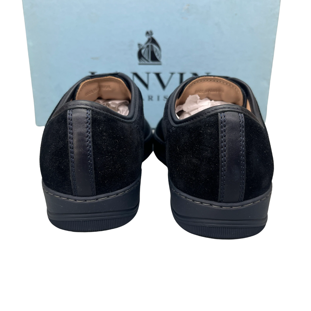 Lanvin Cap Toe Sneakers (Navy)